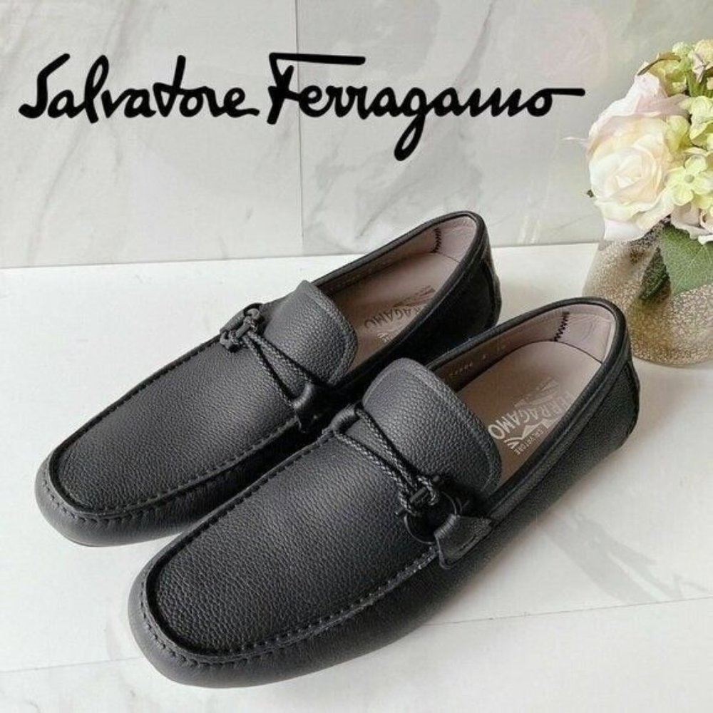 Salvatore Ferragamo Black Loafers
